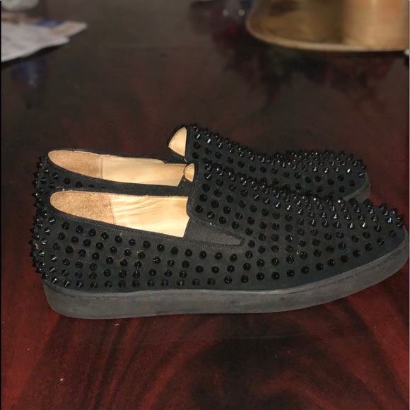 louboutin slip on
